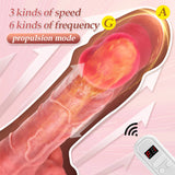 Higher Frequency Pulsing Thrusts Vibrations Beginner-friendly Realistic Dildo 8.66 Inch