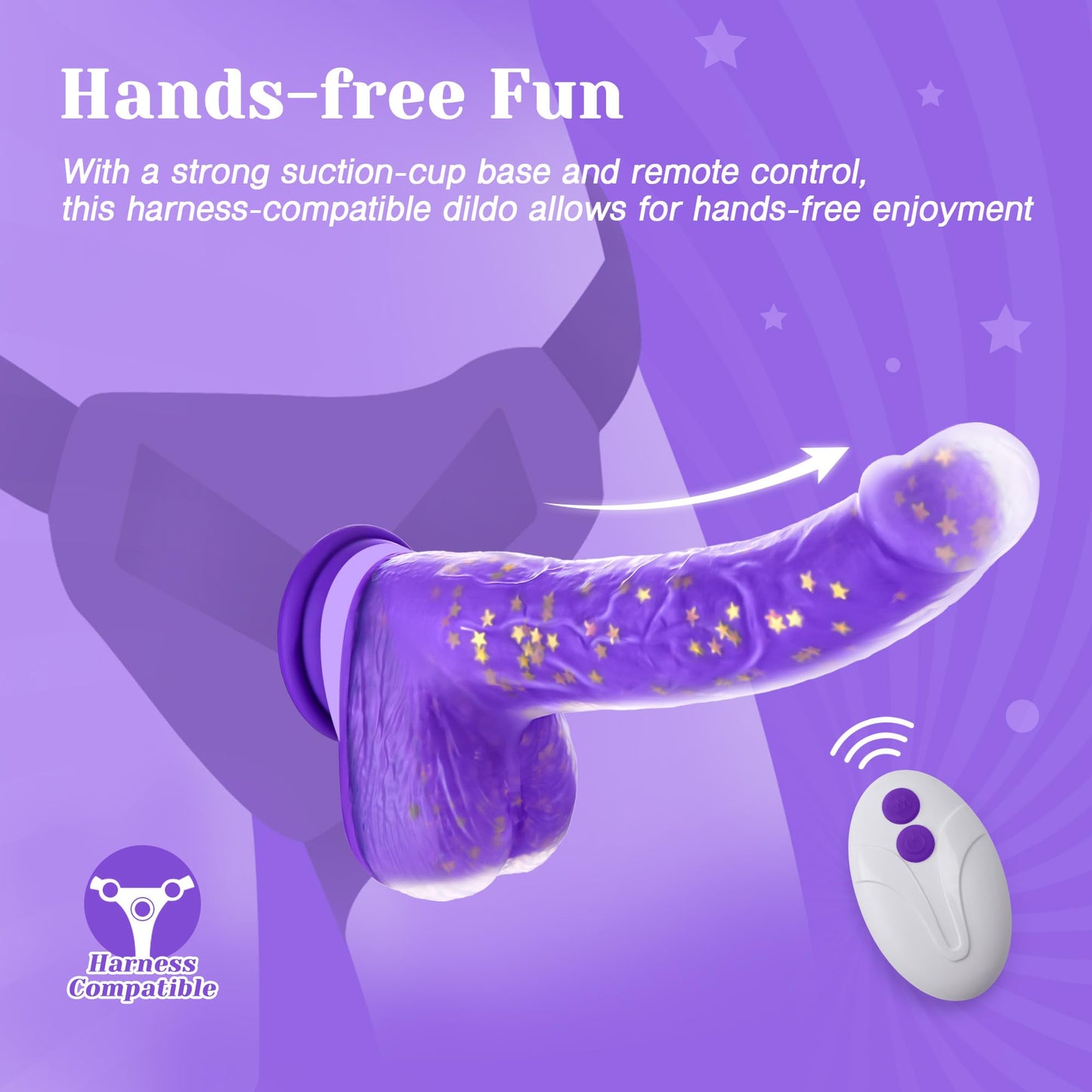 5 Thrusting Swinging & 7 Vibration Modes 9.25" Realistic G-Spot Stimulator Heating Dildo Vibrator