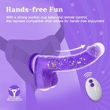 5 Thrusting Swinging & 7 Vibration Modes 9.25" Realistic G-Spot Stimulator Heating Dildo Vibrator