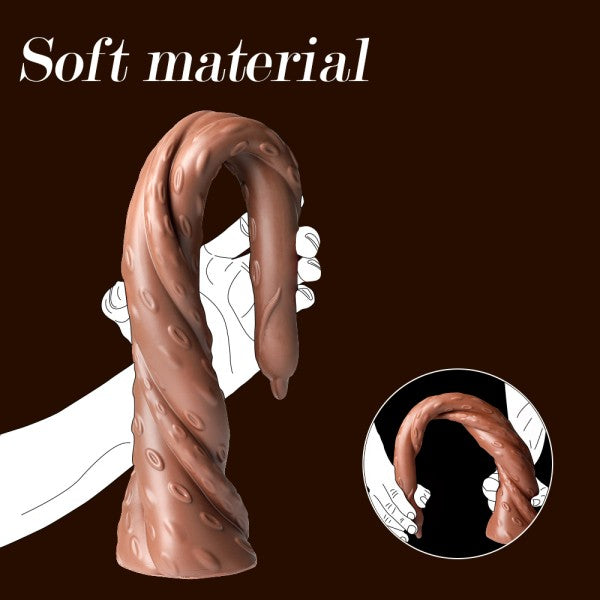 Long Monster Dildo 17.5" Tentacle Animal Dildos with Suction Cup Adult Anal Toy 【US Stock Available Only】