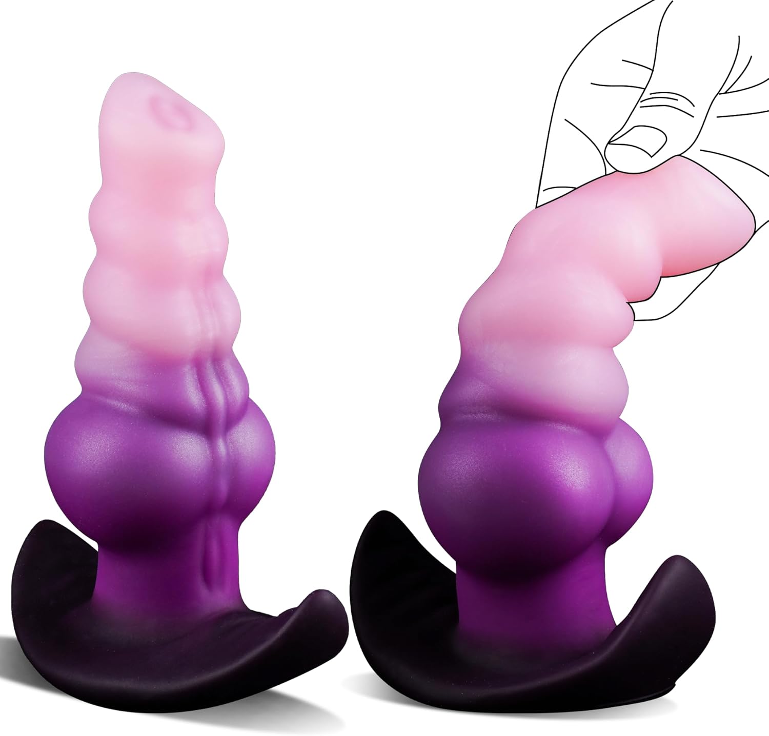 6.3" Large Butt Plug Anal Plug Anal Dildo Monster Horse Dildo Anal Trainer Dilator Adult Toy for Men Women