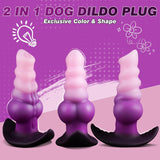 6.3" Large Butt Plug Anal Plug Anal Dildo Monster Horse Dildo Anal Trainer Dilator Adult Toy for Men Women