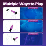 6.7" Prostate Massager Anal Vibrator Large 10 Vibrating Modes Butt Plug Anal Plug Thick Vibrating Prostate Massger