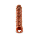 Funda para pene vibratoria con espinas de elefante de 6,7" 