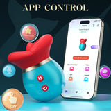 Women Vibrator with APP Control Big Mouth Vibrators with 360° Tongue Licking & Sucking Adult Sex Toys