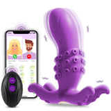 Vibrador portátil con aplicación de Control remoto, consolador vibrador de punto G con 9 modos de vibración, Juguetes sexuales para mujeres 