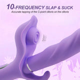 4 in 1 Thrusting Sucking & Flapping Rabbit Vibrator G-spot Masager for Women and Couples