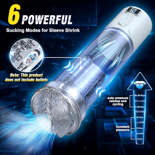 Transparent 6 Erection Training Modes Electric Penis Pump Male Sex Toys Penis Pump Vacuum Cylinder Large Cock Extender Pump