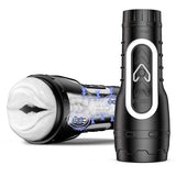 6 Vibration Modes Squeezable Split Detachable Design Sex Machine Stroker Male Masturbation Sex Toy