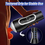 6 Vibration Modes Squeezable Split Detachable Design Sex Machine Stroker Male Masturbation Sex Toy