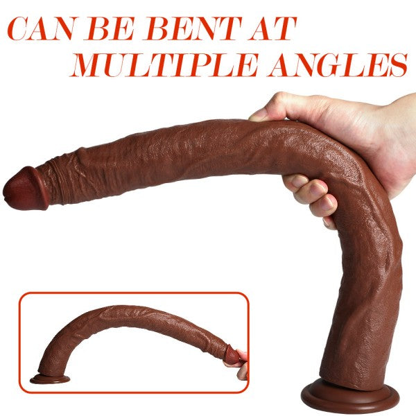 Baron Thick Realistic Dildo 20" Long Anal Dildos with Suchtion Cup Butt Plug for Anal Training 【US Stock Available Only】