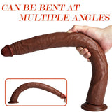Baron Thick Realistic Dildo 20" Long Anal Dildos with Suchtion Cup Butt Plug for Anal Training 【US Stock Available Only】