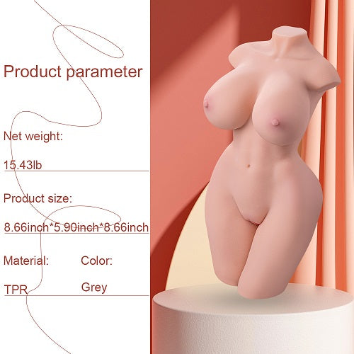 Rachel Realistic Sex Doll 15.43lb 3D Double Chanel  Sex Toy 【US Stock Available Only】