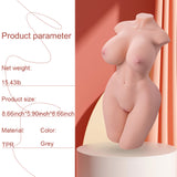 Rachel Realistische Sexpuppe 3D Double Chanel Männlicher Masturbator Männlicher Masturbator Sexspielzeug für Männer 