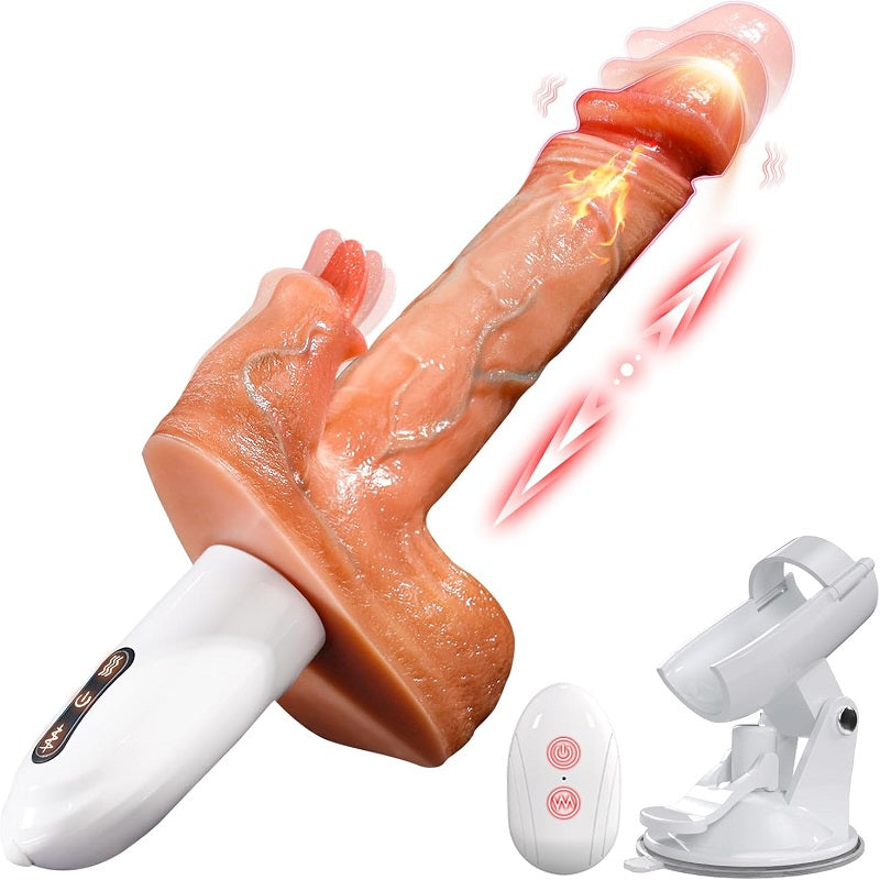 Sex Machine Thrusting Dildo with 8 Vibrating & Thrusting Modes Remote propinkup Sex Machine Thrusting Dildo with 8 Vibrating & Thrusting Modes Remote propinkup