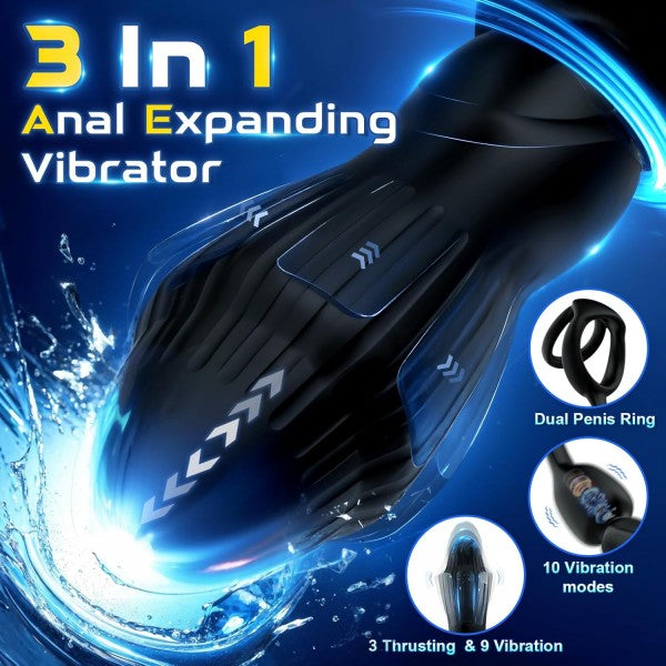 Starship Thrusting Anal Expansion Prostate Massager Vibrating Anal Vib propinkup Starship Thrusting Anal Expansion Prostate Massager Vibrating Anal Vib propinkup