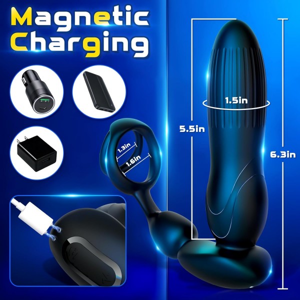 Starship Thrusting Anal Expansion Prostate Massager Vibrating Anal Vib propinkup Starship Thrusting Anal Expansion Prostate Massager Vibrating Anal Vib propinkup