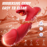 7 Thrust Dildo 10 Tongue Licking Vibrating Dildo Rabbit Vibrator AI Sync Games