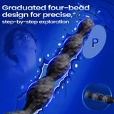 7 Vibrating Modes Anal Beads Prostate Massager Anal Plug Remote Control Silicone Anal Vibrator