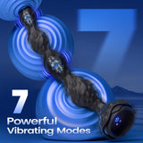 7 Vibrating Modes Anal Beads Prostate Massager Anal Plug Remote Control Silicone Anal Vibrator