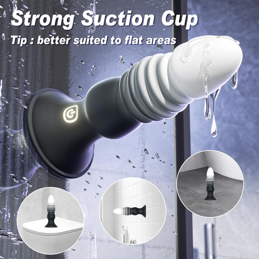 7 Vibrating & 7 Thrusting Vibrating Butt Plug Prostate Massager Anal Sex Toys Vibrators Butt Plug