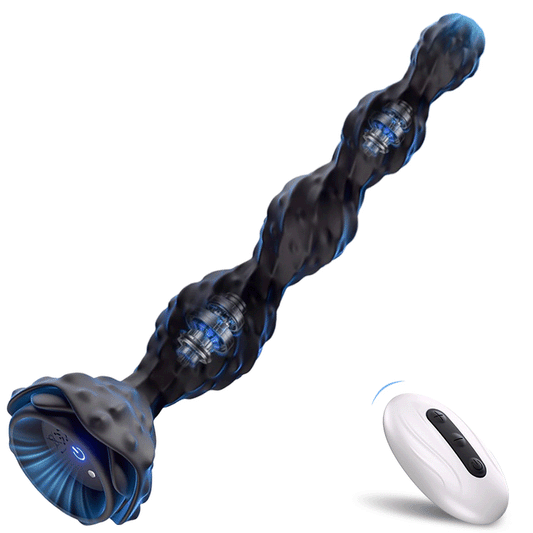 7 Vibrating Modes Anal Beads Prostate Massager Anal Plug Remote Control Silicone Anal Vibrator