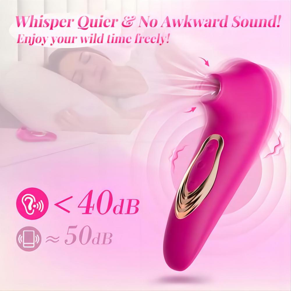 Unique Design Licking & Sucking Vibrator Women Sex Toy Clit Stimulator