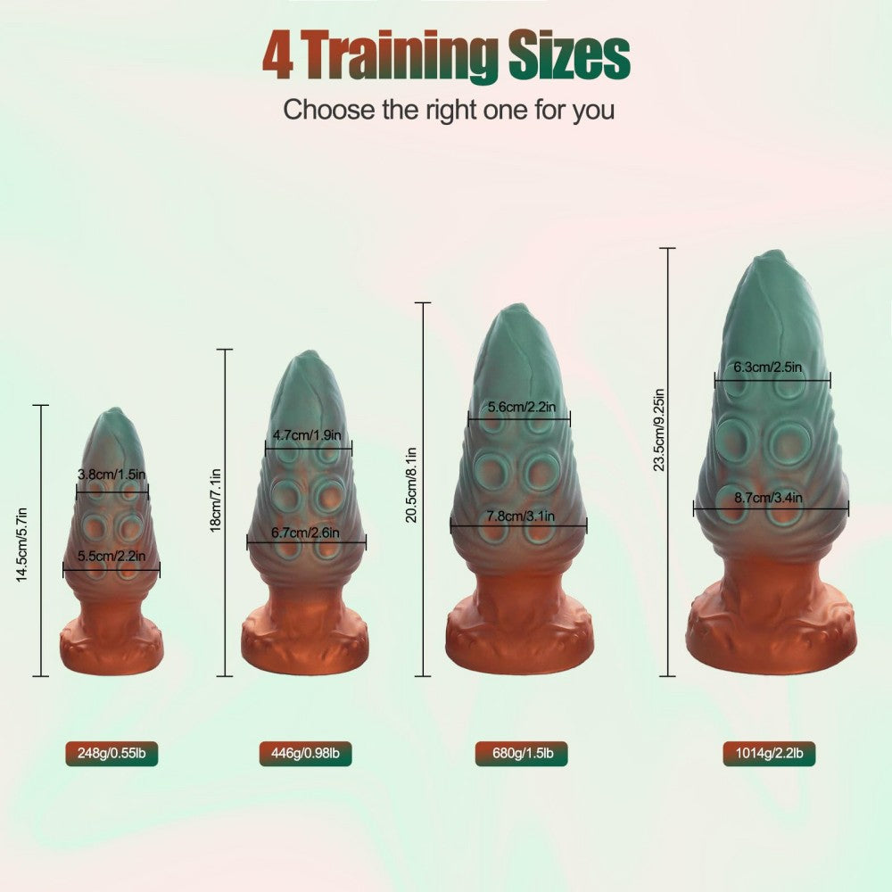 8.1'' Big Tentacle Dildo Silicone Anal Plug Prostate Massager Prostate Butt Plug Fantasy Adult Sex Toys