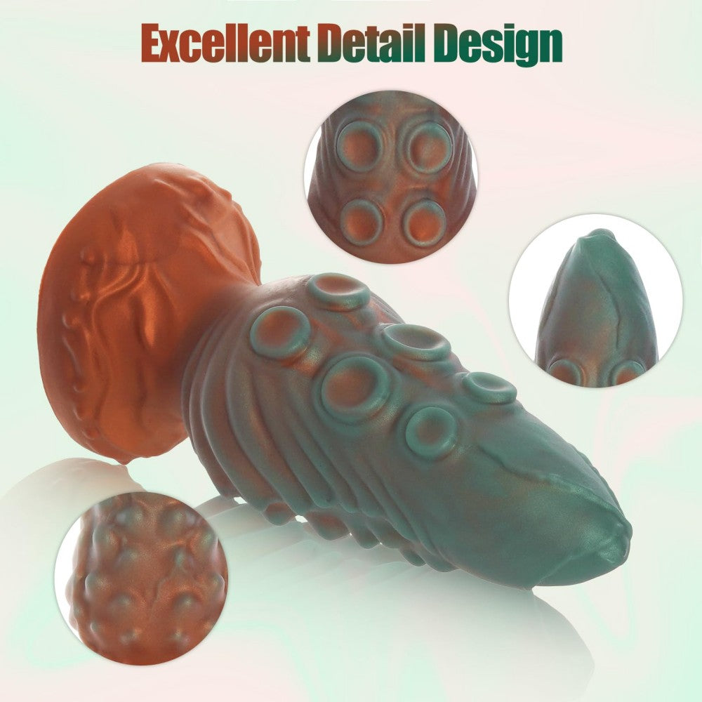 8.1'' Big Tentacle Dildo Silicone Anal Plug Prostate Massager Prostate Butt Plug Fantasy Adult Sex Toys