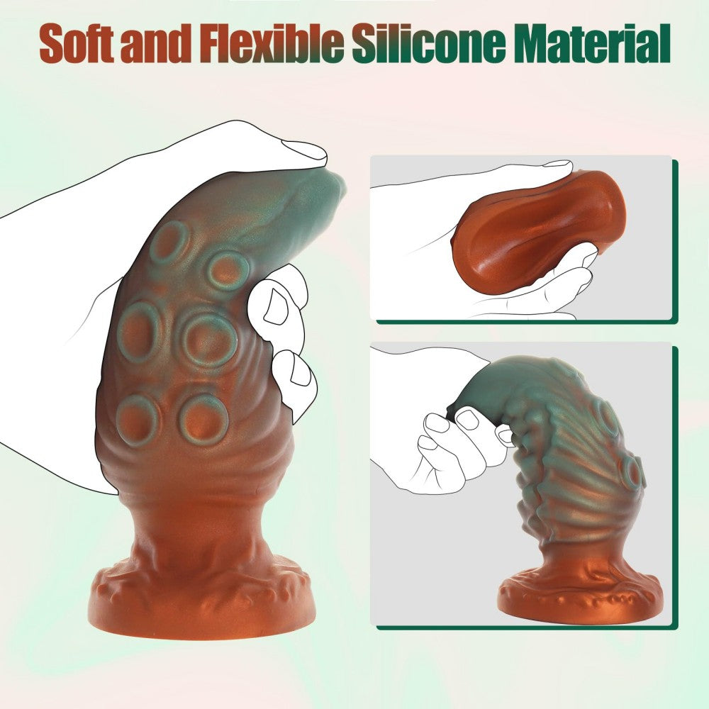 8.1'' Big Tentacle Dildo Silicone Anal Plug Prostate Massager Prostate Butt Plug Fantasy Adult Sex Toys