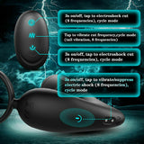 8 Vibration 8 Electrifying Prostate Massager with Electric Shock Function