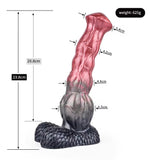 9 IN Bowen Animal Horse Dildo Lifelike Texture and Flexible Horse Dildo