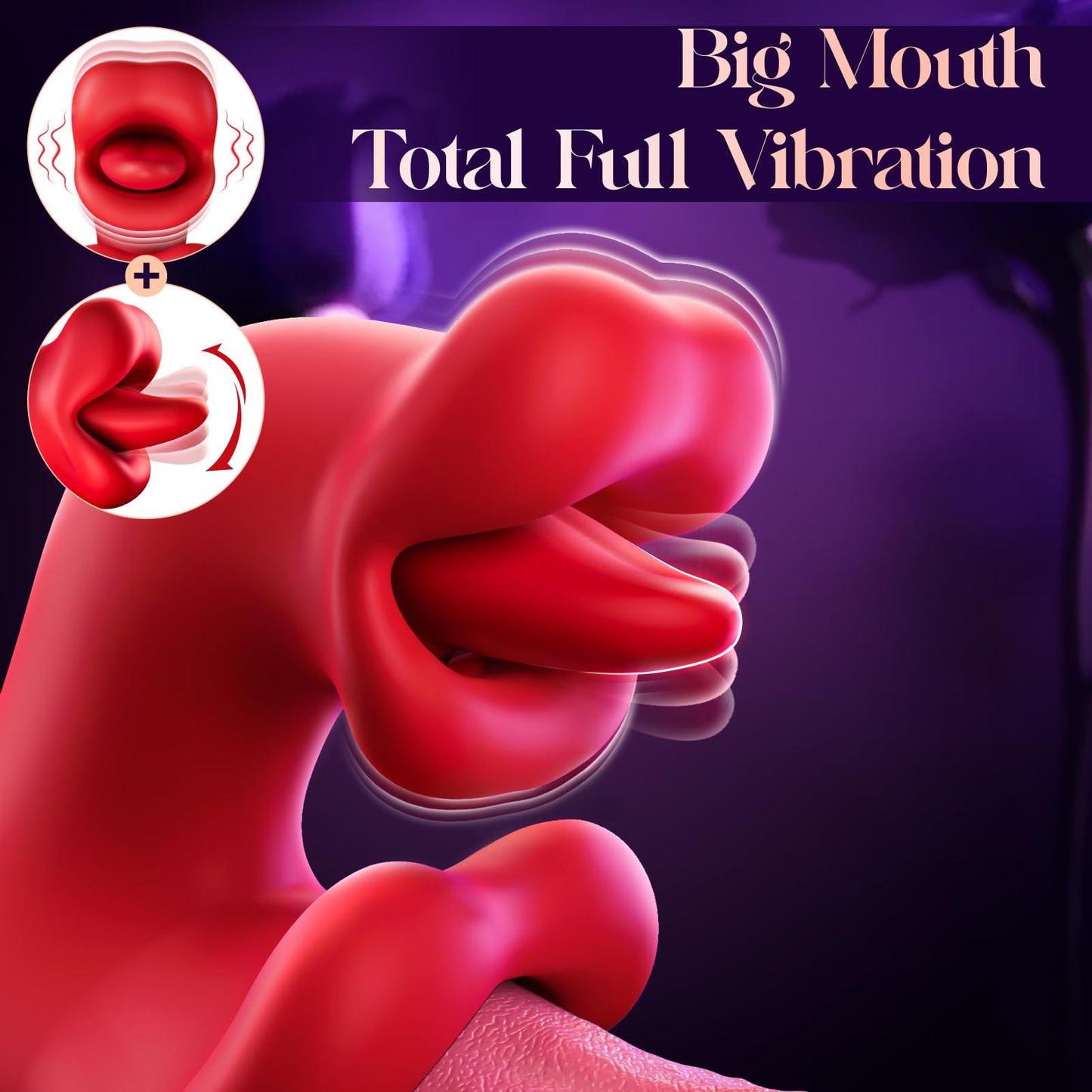 APP Control 9 Licking Swing 9 Vibrating Modes Tongue Vibrator Rose Sex Toy Rabbit Vibrator