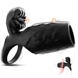 9 Vibrating Modes Cock Ring with Penis Sleeve Couple Sex Toys
