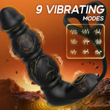 9 Vibration & Thrusting Modes  APP & Remote Control Anal Toy Realistic Texture Anal Beads Male Sex Toy for Man Gay Couple