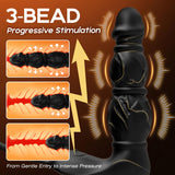 9 Vibration & Thrusting Modes  APP & Remote Control Anal Toy Realistic Texture Anal Beads Male Sex Toy for Man Gay Couple