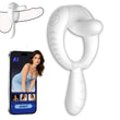 9 Vibrations App Control Dual-Rabbit Vibrating Cock Ring Couples Sex Toys Penis Ring Vibrator Clit Stimulator