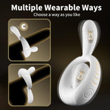 9 Vibrations App Control Dual-Rabbit Vibrating Cock Ring Couples Sex Toys Penis Ring Vibrator Clit Stimulator