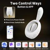 9 Vibrations App Control Dual-Rabbit Vibrating Cock Ring Couples Sex Toys Penis Ring Vibrator Clit Stimulator