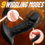 9 Wiggling & Vibrating App Control Anal Vibrator Penis Ring Prostate Massager