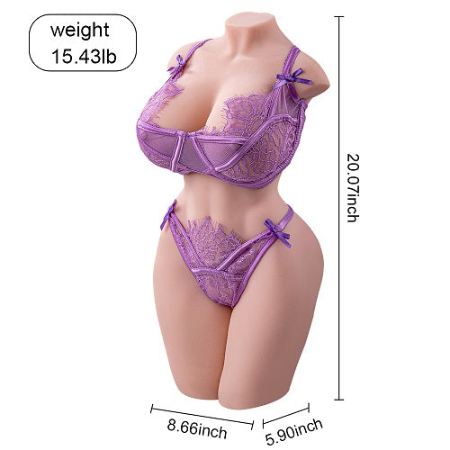 Rachel Realistic Sex Doll 15.43lb 3D Double Chanel  Sex Toy 【US Stock Available Only】