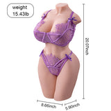 Rachel Realistic Sex Doll 15.43lb 3D Double Chanel  Sex Toy 【US Stock Available Only】