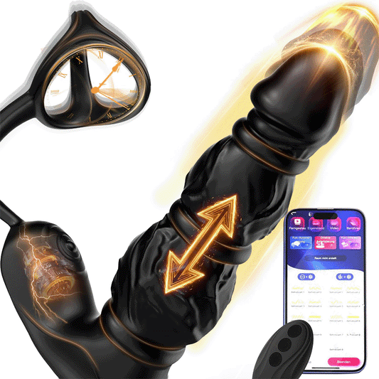 9 Vibration & Thrusting Modes  APP & Remote Control Anal Toy Realistic Texture Anal Beads Male Sex Toy for Man Gay Couple