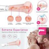 2 in 1 Penis Pump Vacuum Pussy Stroker Cock Enlargement Gear