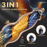 Phoenix Thrusting Dildo Remote Control Monster Dildos 10.2in G-spot Vibrator Sex Toys