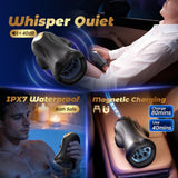 AI App Male Masturbator Penis Trainer 3 Motors 9 Modes Penis Vibrator Male Sex Toys for Men Glans Vibrator