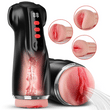 AI Sync App Control 9 Sucking & 9 Vibrating 3 Sleeves Sets Male Masturbator Sex Toys