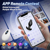 APP AI Control Anal Plug Sex Toys Vibrator 360° Rotating Vibrating Butt Plug Stimulate Prostate Massager