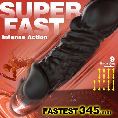 Monster Anal Toys  6-in-1 Thrusting Prostate Massager APP And Reomte Control  Anal Vibrator for Men