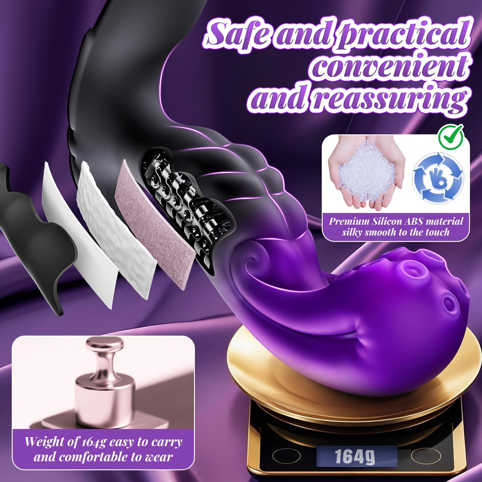 APP Control 10 Peristaltic & Vibration Modes Butt Plug Prostate Massager Anal Plug Adult Sex Toys